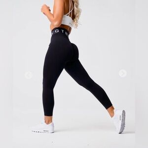 Women's Black NVGTN High-Waisted Leggings- Size Small